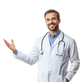 Doctor ready for video consultation